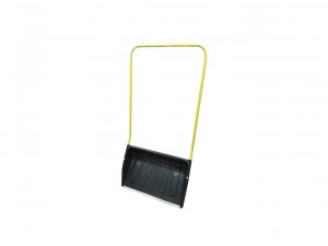 Скрепер-движок для снега "БАРИН"(П) чёрный,  с металлической цветной ручкой, 1400х700х465 - фото 1